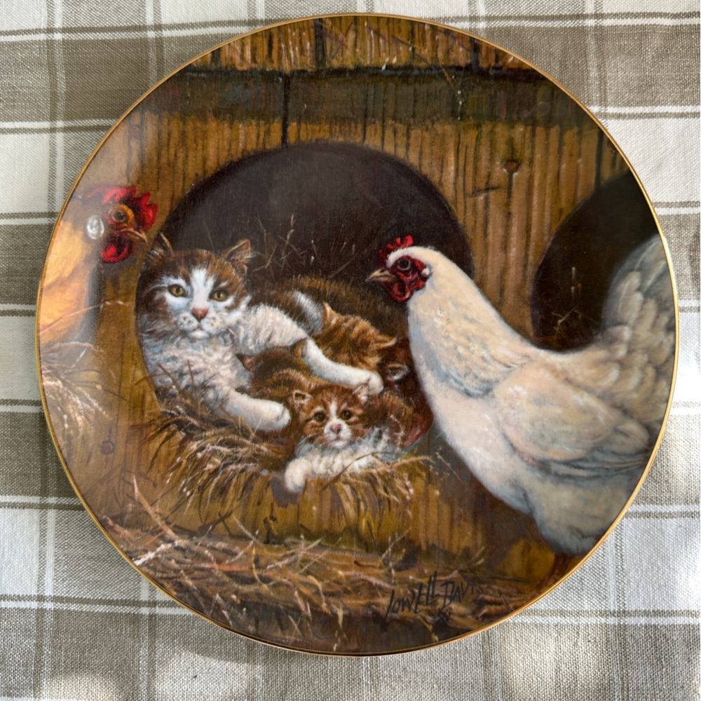 Vintage Lowell Davis Collector’s Plate “Right Church, Wrong Pew”